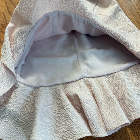 Jonathan Simkhai wool seersucker bustier dress in blush size 4 - Picture 13 of 16